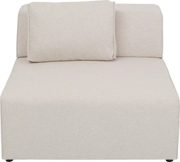 KARE DESIGN Infinity 2-Seater Elements Cream modul, 100 cm - creme polyester og polypropylen
